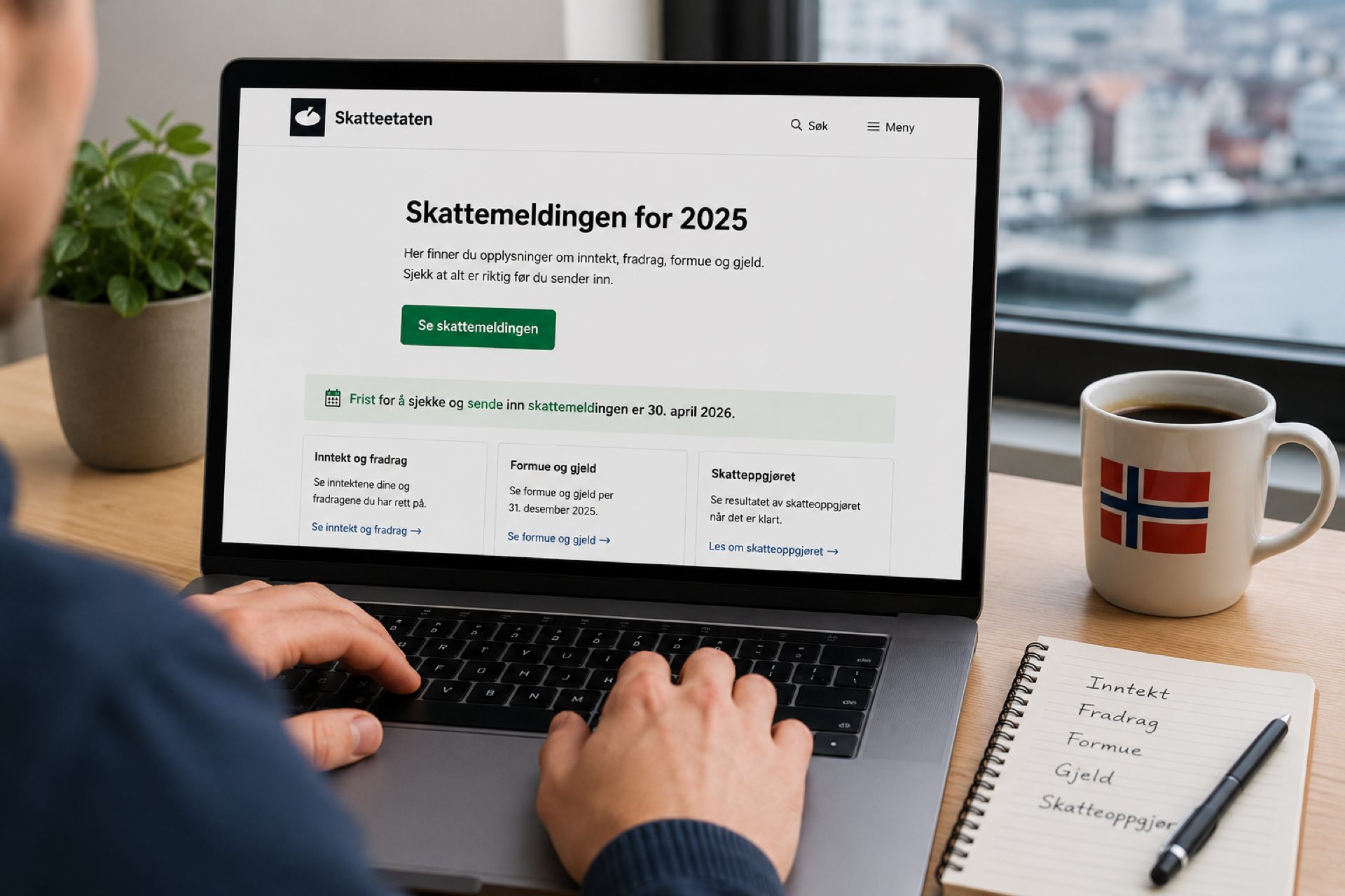 Skattemelding 2026 – rozliczenie podatku w Norwegii